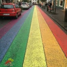 تصویر 1 از قیر رنگی + منعطف و چسبندگی بالا